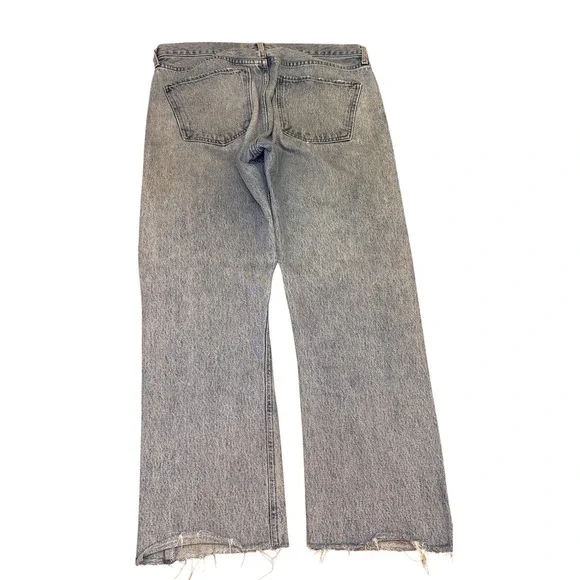 AGOLDE Womens Jeans Size 31 Cherie High Rise Light Wash Straight Leg Distressed‎ - Picture 3 of 11